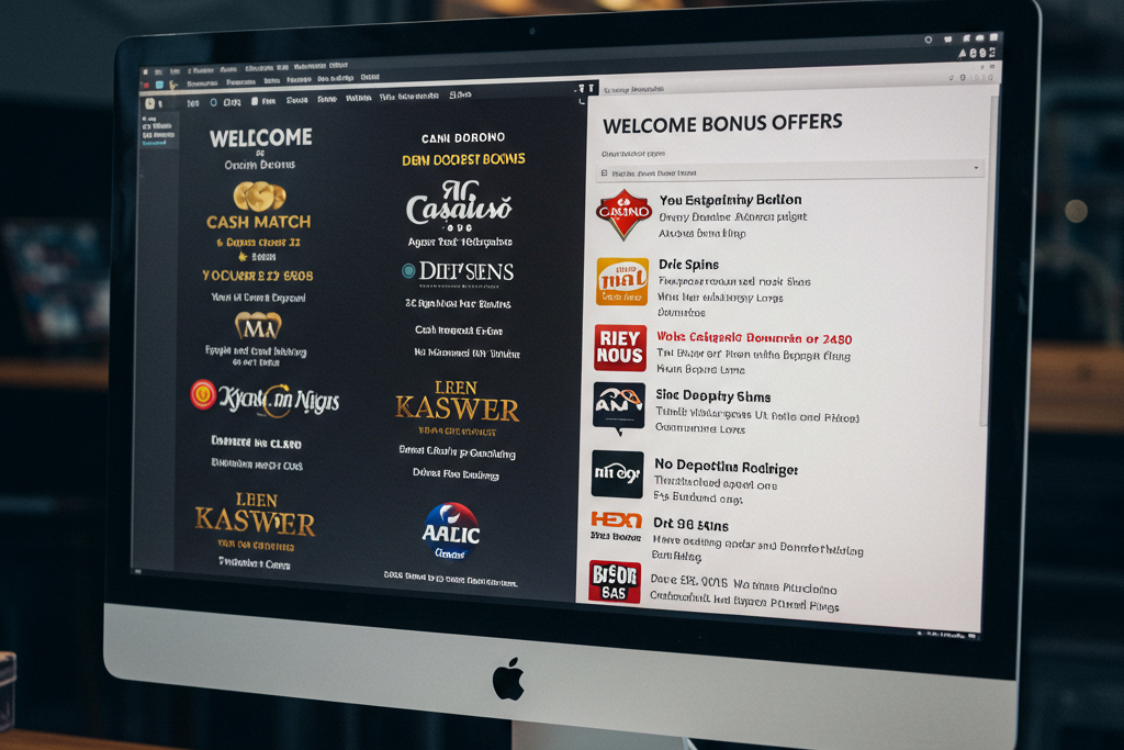 Bonus de bienvenue des casinos en ligne